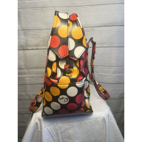 Roxy Polka Dot Bug Purse/Bag | Pink Orange Brown | Y2K Vintage | READ - Picture 3 of 8